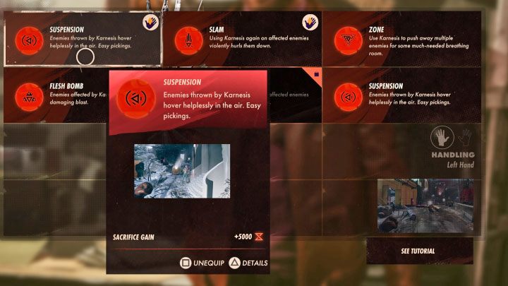 Gra pozwala na zmianę działania Karnekinezy dzięki odnajdywaniu i instalowaniu ulepszeń tej mocy - Deathloop: Najlepsze moce - Deathloop - poradnik do gry