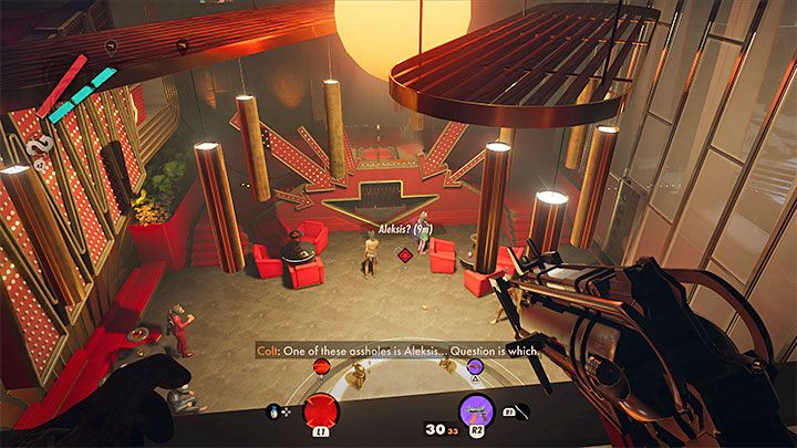 Po dotarciu do miejsca, w którym odbywa się bal przebierańców problemem stanie się poprawne zidentyfikowanie celu, gdyż Aleksis Dorsey nie jest jedyną osobą na balu, która korzysta z maski wilka - Deathloop: Jak pokonać bossa Aleksis The Wolf Dorsey? - Deathloop - poradnik do gry