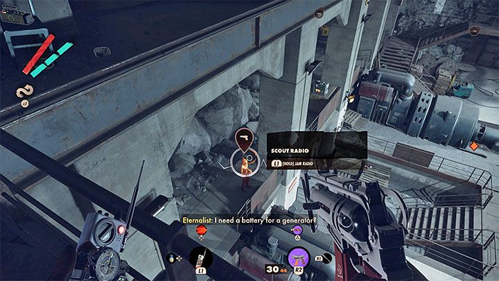 4) Krótkofalówki zwiadowców - Możecie ich napotykać w wybranych lokacjach w grze i radia nadające się do zhakowania są przyczepione do ich ubrań - Deathloop: Hakowanie - Deathloop - poradnik do gry
