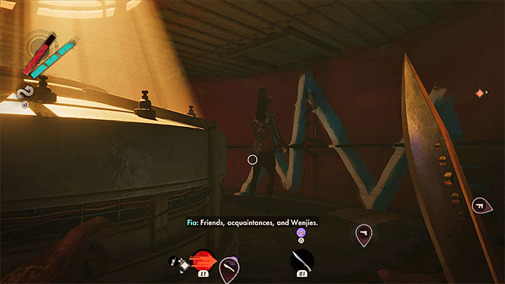 Ponownie się tu skradajcie podczas przechodzenia przez kolejne pomieszczenia - Deathloop: Popołudniowe igraszki - solucja, opis przejścia - Deathloop - poradnik do gry