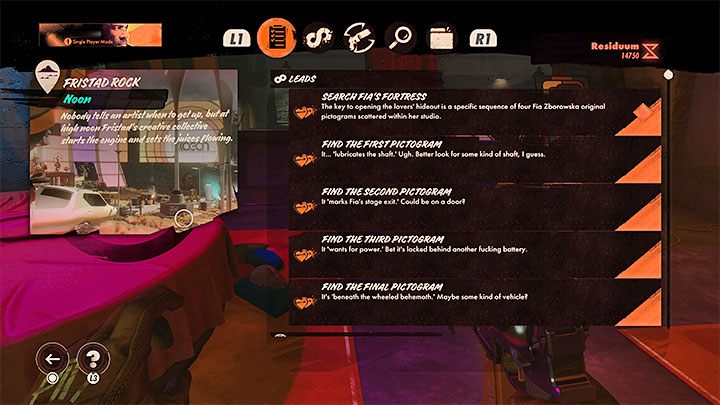 Cztery piktogramy są niestety losowo wybierane przez grę spośród wszystkich dostępnych i w rezultacie nie możemy podać kompletnych instrukcji ich odnalezienia - Deathloop: Popołudniowe igraszki - solucja, opis przejścia - Deathloop - poradnik do gry