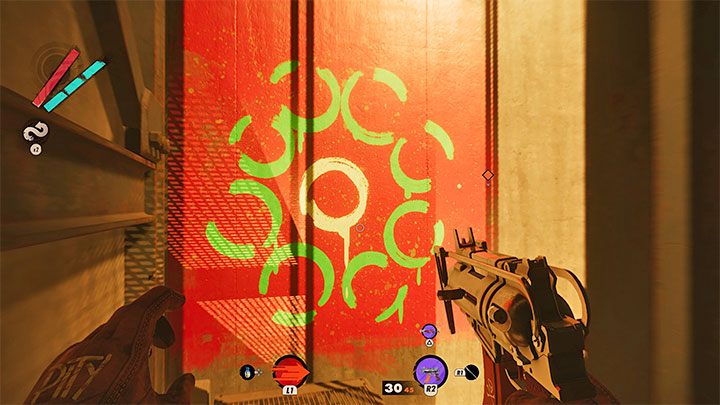 Oto kilka problematycznych piktogramów, do odnalezienia których możecie zostać zmuszeni - Deathloop: Popołudniowe igraszki - solucja, opis przejścia - Deathloop - poradnik do gry