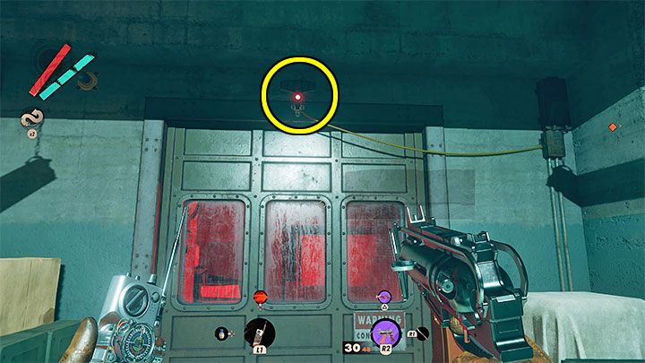 Możecie rozpocząć sprint do wyjścia lub po wyjściu z pomieszczenia kontrolnego zacząć używać Przeskoku na wyżej położonych półkach - Deathloop: Popołudniowe igraszki - solucja, opis przejścia - Deathloop - poradnik do gry