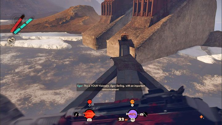 Po wyjściu z tuneli od razu rozpocznijcie sprint mniej więcej w linii prostej - Deathloop: Gdzie są pudła w Wyzwaniu przebudzenia (Wake Up Challenge)? - Deathloop - poradnik do gry