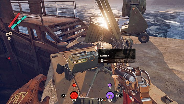 Możecie już opuścić hangar 2 (najlepiej wcisnąć przycisk otwarcia górnej bramy hangaru) - Deathloop: Jak zdobyć trofeum Gra Charliego Montague? - Deathloop - poradnik do gry