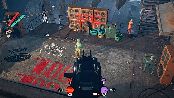 Musicie dotrzeć do hangaru 1 i wskazana jest jego cicha infiltracja np - Deathloop: Jak zdobyć trofeum Nagi zgon? - Deathloop - poradnik do gry