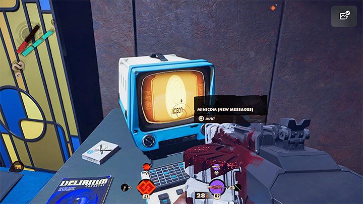 Na potrzeby dokończenia opisywanego tropu musicie odnaleźć minikom w tej sekcji hangaru, w której przebywała Harriet - Deathloop: Teoria chaosu - solucja, opis przejścia - Deathloop - poradnik do gry