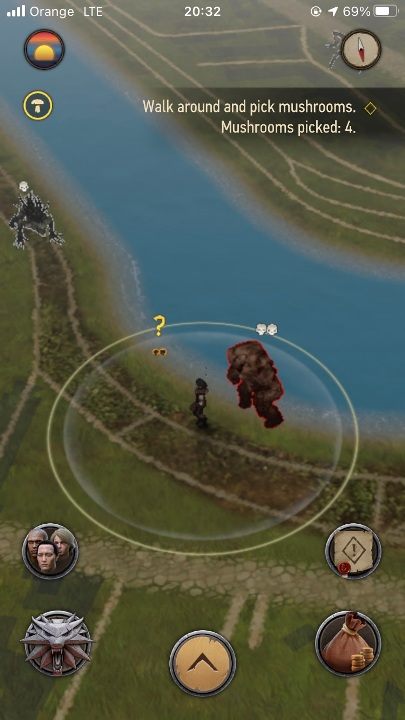 W niektórych przypadkach pojawiają się dodatkowe akcje - Wiedźmin Pogromca potworów: Wielkie grzybobranie - solucja, opis przejścia - Wiedźmin Pogromca potworów - poradnik do gry