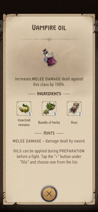 Z tego przygotujecie: Olej przeciwko wampirom (Vampire Oil) - Wiedźmin Pogromca potworów: Surowce z potworów - Wiedźmin Pogromca potworów - poradnik do gry
