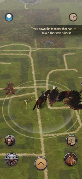 Zaraz po włączeniu gry otrzymacie widok pierwszej mapy - Wiedźmin Pogromca potworów: Poruszanie się po mapie - Wiedźmin Pogromca potworów - poradnik do gry