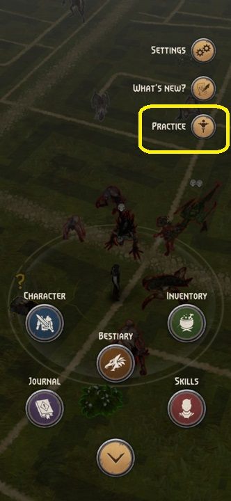 Kolejnym krokiem będzie wejście w ćwicz, dostępnej po prawej stronie - Wiedźmin Pogromca potworów: Walka - samouczek i ćwiczenia - Wiedźmin Pogromca potworów - poradnik do gry