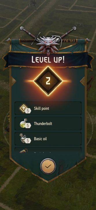 Kolejnym dobrym sposobem na zdobywanie sporej ilości surowców jest zdobywanie poziomów i wykonywanie qestów - Wiedźmin Pogromca potworów: Surowce - jak zdobywać? - Wiedźmin Pogromca potworów - poradnik do gry