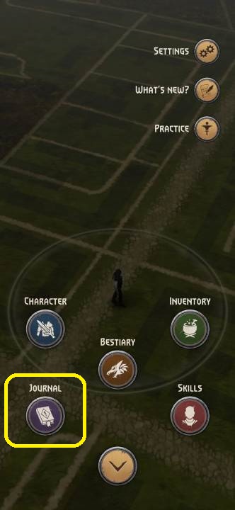 Kolejnym krokiem będzie wejście w dziennik, dostępny po lewej stronie ekranu - Wiedźmin Pogromca potworów: Śledzenie zadania - jak wyłączyć? - Wiedźmin Pogromca potworów - poradnik do gry