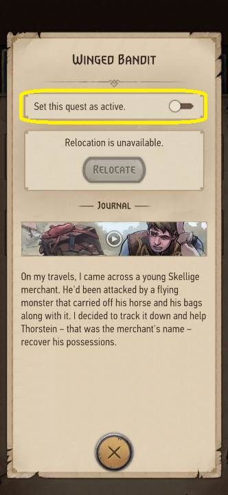 Jeśli nie chcecie śledzić zadania, należy wyłączyć opcję Ustaw zadanie jako aktywne - Wiedźmin Pogromca potworów: Śledzenie zadania - jak wyłączyć? - Wiedźmin Pogromca potworów - poradnik do gry