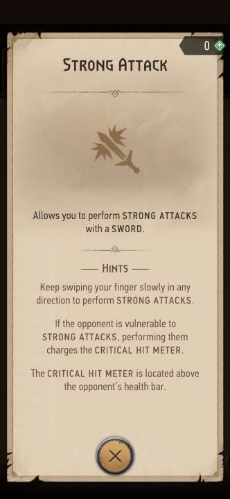 Działanie: umożliwia wykonywanie silnych ataków - Wiedźmin Pogromca potworów: Umiejętności - walka - Wiedźmin Pogromca potworów - poradnik do gry