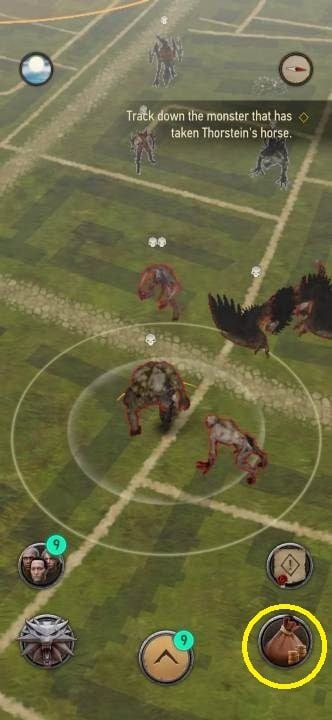 Potwory pojawiają się bardzo często wokół bohatera - Wiedźmin Pogromca potworów: Porady na start - Wiedźmin Pogromca potworów - poradnik do gry