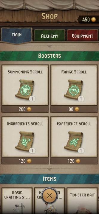 Dodatkowo możecie zakupić zwoje, które ułatwią wam walkę bez ruszania się z miejsca - Wiedźmin Pogromca potworów: Granie z domu - czy można grać bez wychodzenia? - Wiedźmin Pogromca potworów - poradnik do gry