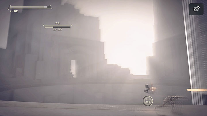 A2 lubi wyprowadzać szybkie ataki po zniknięciu z ekranu - NieR Automata: Zakończenia Route C i Route D - solucja, opis przejścia - NieR Automata - poradnik do gry