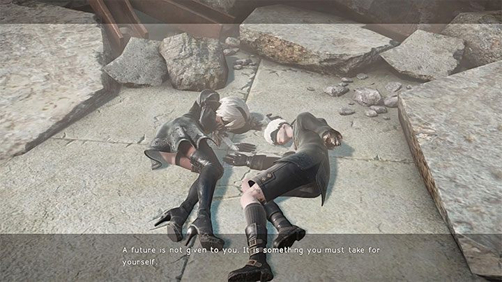 Możecie obejrzeć zakończenie E i zdobyć powiązane z nim złote trofeum The Minds That Emerged - NieR Automata: Zakończenia Route C i Route D - solucja, opis przejścia - NieR Automata - poradnik do gry