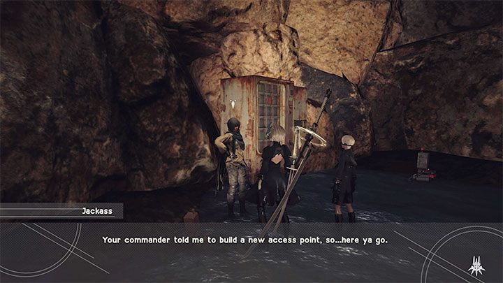 W drodze do wyjścia z jaskiń na powierzchnię skontaktuje się z Wami Operator 6O - NieR Automata: Szybka podróż - jak odblokować i używać? - NieR Automata - poradnik do gry