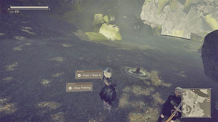 Sama mini-gra jest bardzo prosta - NieR Automata: Ryby - jak łowić? - NieR Automata - poradnik do gry