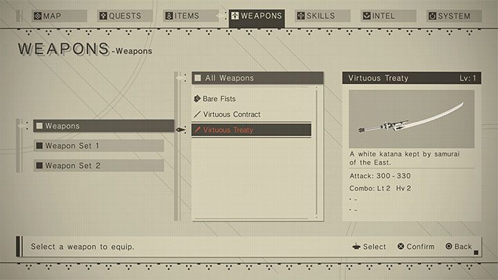 Odszukajcie wbitą w ziemie katanę Virtuous Treaty - NieR Automata: Fabryka z prologu - jak powrócić? - NieR Automata - poradnik do gry