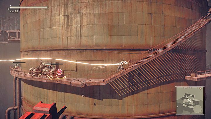 Pod B dysponuje możliwością strzelania wiązką lasera Laser Beam - NieR Automata: Wszystkie pody - jak odblokować? - NieR Automata - poradnik do gry