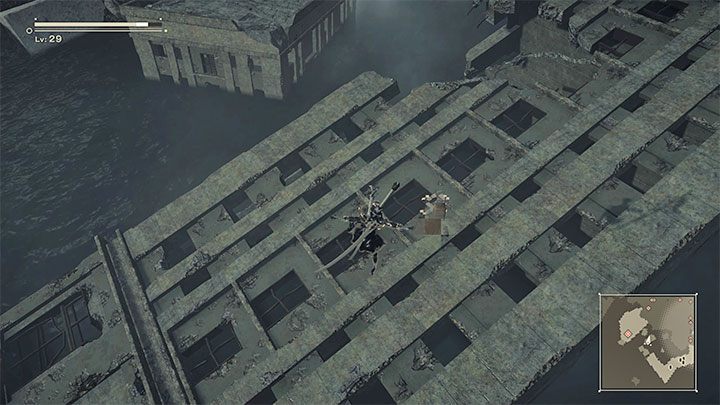 Sterowana postać niestety nie potrafi pływać - NieR Automata: Pływanie - czy jest w grze? - NieR Automata - poradnik do gry