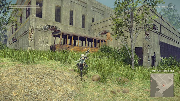 Na dach budynku nie możecie dotrzeć w klasyczny sposób, gdyż w okolicy nie ma żadnej drabiny ani schodów - NieR Automata: Robo Dojo - jak dotrzeć na dach? - NieR Automata - poradnik do gry