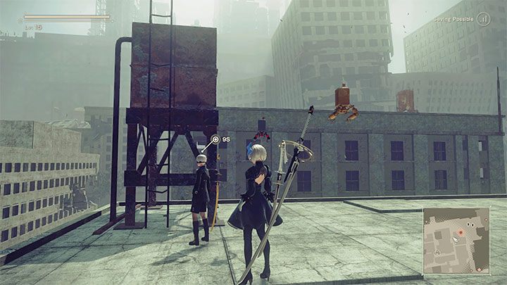 1 - NieR Automata: Robo Dojo - jak dotrzeć na dach? - NieR Automata - poradnik do gry