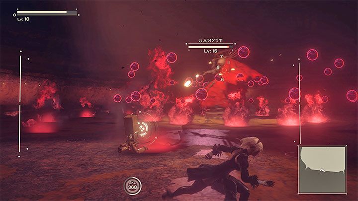 Śpiewaczka operowa może strzelać zwykłymi pociskami - pozostawajcie w ruchu lub zestrzeliwujcie je w locie - NieR Automata: 4 Rozdział, Route A - solucja, opis przejścia - NieR Automata - poradnik do gry