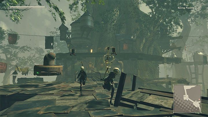 W celu kontynuowania głównej fabuły spotkajcie się ponownie w wiosce maszyn z Pascal - NieR Automata: 5 Rozdział, Route A - solucja, opis przejścia - NieR Automata - poradnik do gry