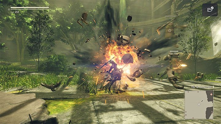 Na poszukiwania drogi do lasu będziecie musieli wyruszyć na obrzeża ruin miasta - NieR Automata: 6 Rozdział, Route A - solucja, opis przejścia - NieR Automata - poradnik do gry