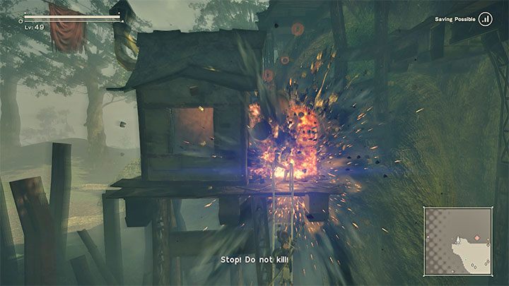 Dodatkowa informacja - W trakcie tej wizyty w wiosce maszyn po raz pierwszy pojawia się okazja do odblokowania ukrytego zakończenia N, przy czym najpierw koniecznie zapiszcie stan gry - NieR Automata: 7 Rozdział, Route A - solucja, opis przejścia - NieR Automata - poradnik do gry