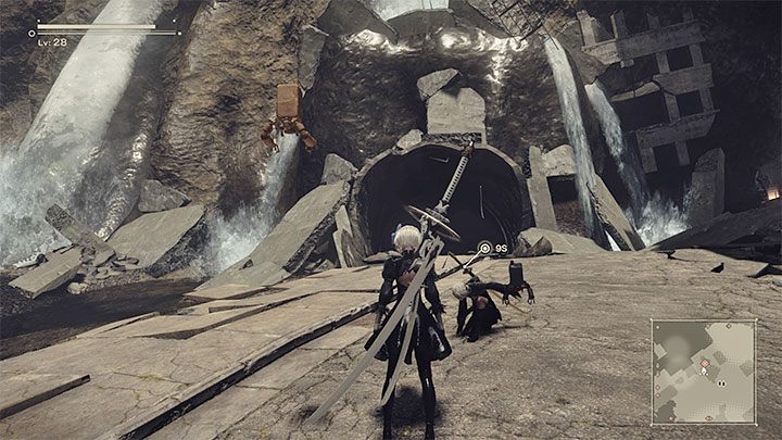 Wyruszcie w oznaczone przez grę miejsce - NieR Automata: 7 Rozdział, Route A - solucja, opis przejścia - NieR Automata - poradnik do gry