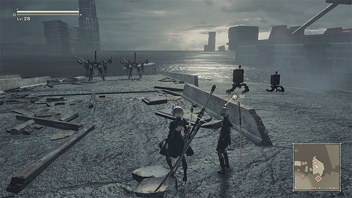 Po dotarciu we wskazane miejsce załączy się nowa rozmowa z Operatorem i pojawią się stroje Flight Suits - NieR Automata: 7 Rozdział, Route A - solucja, opis przejścia - NieR Automata - poradnik do gry