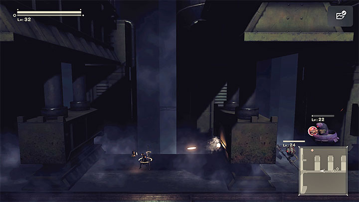 Wznówcie przemarsz połączony z eliminowaniem maszyn (w tym także latających) - NieR Automata: 9 Rozdział, Route A - solucja, opis przejścia - NieR Automata - poradnik do gry