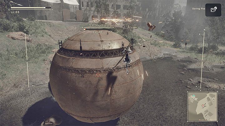 Do walk mogą dołączyć mniejsze wrogie maszyny - NieR Automata: 10 Rozdział, Zakończenie A, Route A - solucja, opis przejścia - NieR Automata - poradnik do gry