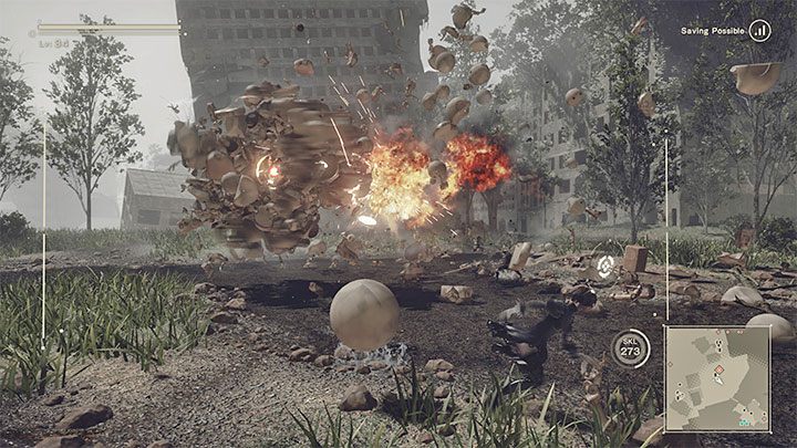 Eve zamieni się w wielką wirującą kulę z maszyn - NieR Automata: 10 Rozdział, Zakończenie A, Route A - solucja, opis przejścia - NieR Automata - poradnik do gry
