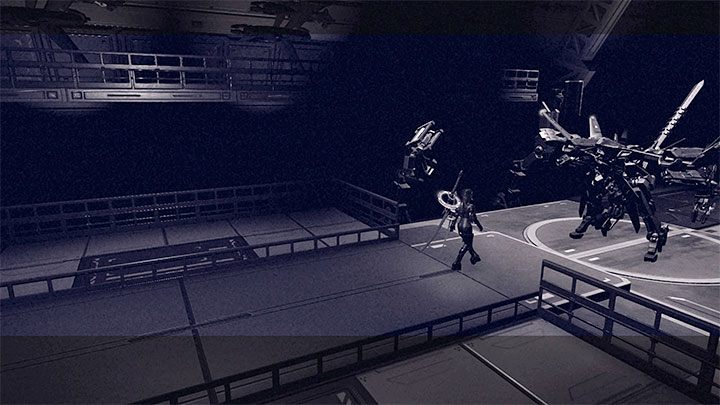 Rozpoczynacie w Bunkrze (Bunker) grając jako 2B w stroju bojowym - NieR Automata: 11 Rozdział, 2B i 9S - Route C,D - solucja, opis przejścia - NieR Automata - poradnik do gry