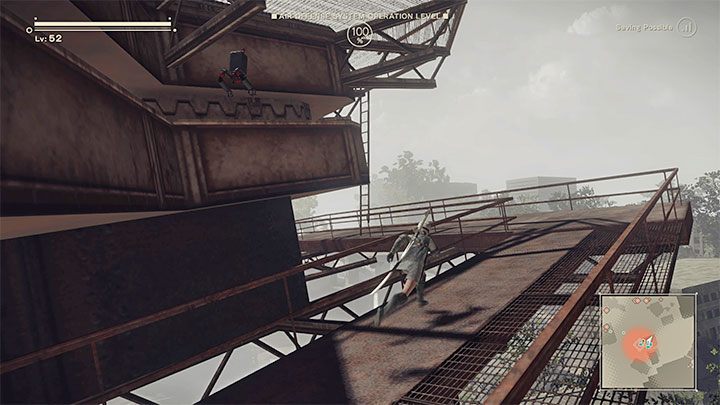 Akcja przełączy się na 9S i otrzymacie zadanie sabotowania wrogich systemów obronnych - NieR Automata: 11 Rozdział, 2B i 9S - Route C,D - solucja, opis przejścia - NieR Automata - poradnik do gry