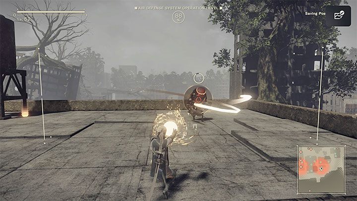 W każdej z oznaczonych lokacji spotkacie pojedynczą maszynę - NieR Automata: 11 Rozdział, 2B i 9S - Route C,D - solucja, opis przejścia - NieR Automata - poradnik do gry