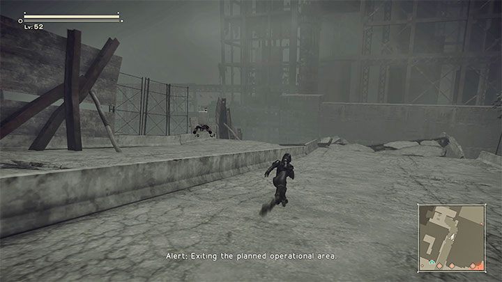 Po wylądowaniu znajdziecie się w zasięgu jednej ze stacji Access Points, tak więc zapiszczie stan gry - NieR Automata: 11 Rozdział, 2B i 9S - Route C,D - solucja, opis przejścia - NieR Automata - poradnik do gry