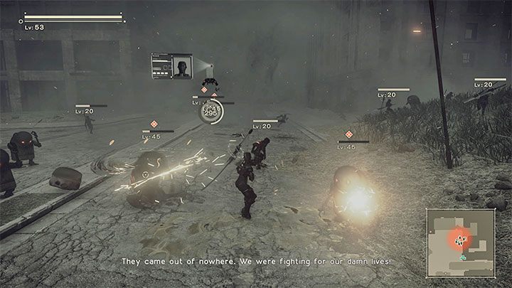 Po wygraniu wszystkich walk otrzymacie komunikat od Operatora z prośbą o udzielenie wsparcia oddziałowi Omega - NieR Automata: 11 Rozdział, 2B i 9S - Route C,D - solucja, opis przejścia - NieR Automata - poradnik do gry