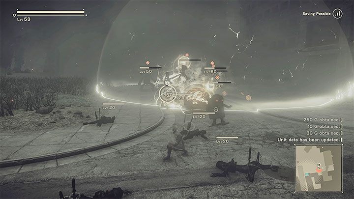 Gra przełączy się na 9S - NieR Automata: 11 Rozdział, 2B i 9S - Route C,D - solucja, opis przejścia - NieR Automata - poradnik do gry