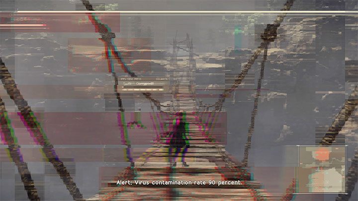 Docelowo musicie kierować się w stronę mostu zwodzonego łączącego ruiny z centrum handlowym - NieR Automata: 11 Rozdział, 2B i 9S - Route C,D - solucja, opis przejścia - NieR Automata - poradnik do gry