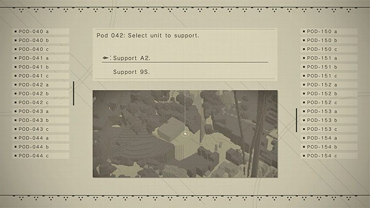 Po obejrzeniu nowych ważnych scenek przerywnikowych czeka Was wybór kolejnego rozdziału - NieR Automata: 11 Rozdział, 2B i 9S - Route C,D - solucja, opis przejścia - NieR Automata - poradnik do gry