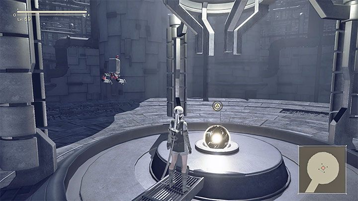 Docelowo musicie dotrzeć na najwyższe piętro Soul Box, na którym znajduje się żółty rdzeń - NieR Automata: 15 Rozdział, 9S - Route C,D - solucja, opis przejścia - NieR Automata - poradnik do gry