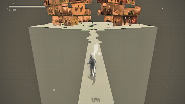 Po użyciu hakowania na rdzeniu traficie do wirtualnej rzeczywistości, przy czym zamiast kontrolowania obiektu w kształcie strzałki będziecie sterowali wirtualnym 9S i dysponowali wszystkimi umiejętnościami z prawdziwego świata - NieR Automata: 15 Rozdział, 9S - Route C,D - solucja, opis przejścia - NieR Automata - poradnik do gry