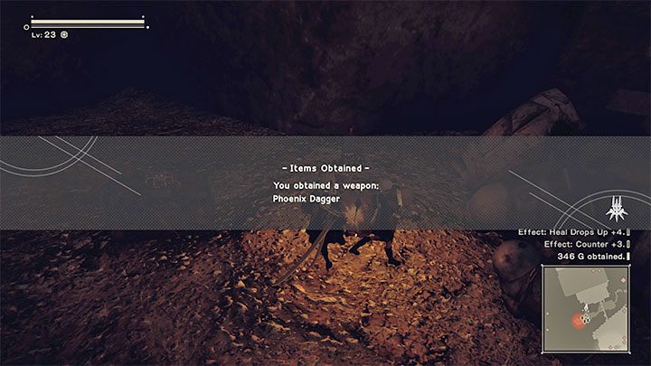 Opis questu: Wkroczcie do kanionu i po przesunięciu dużej skrzyni rozpocznijcie jego eksplorację - NieR Automata: Las i Zamek - solucja, misje poboczne - NieR Automata - poradnik do gry